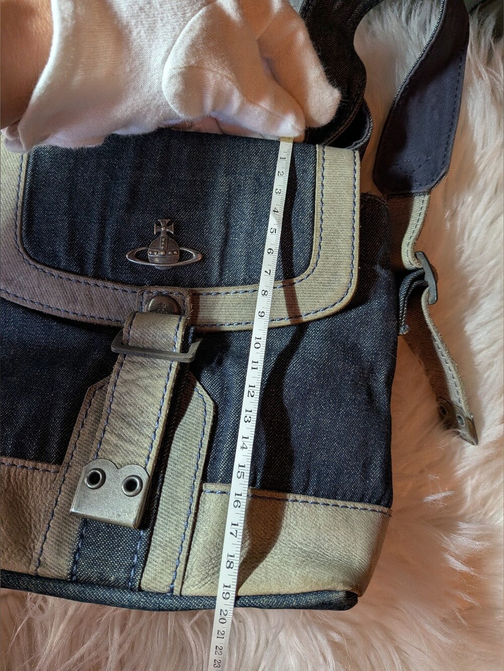 Vivienne Westwood Denim Shoulder Bag - Picture 9 of 13